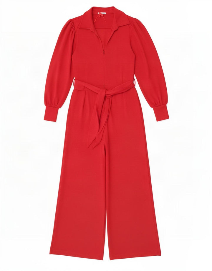Tuta da donna Joe Browns UK 10 piccola viscosa rossa