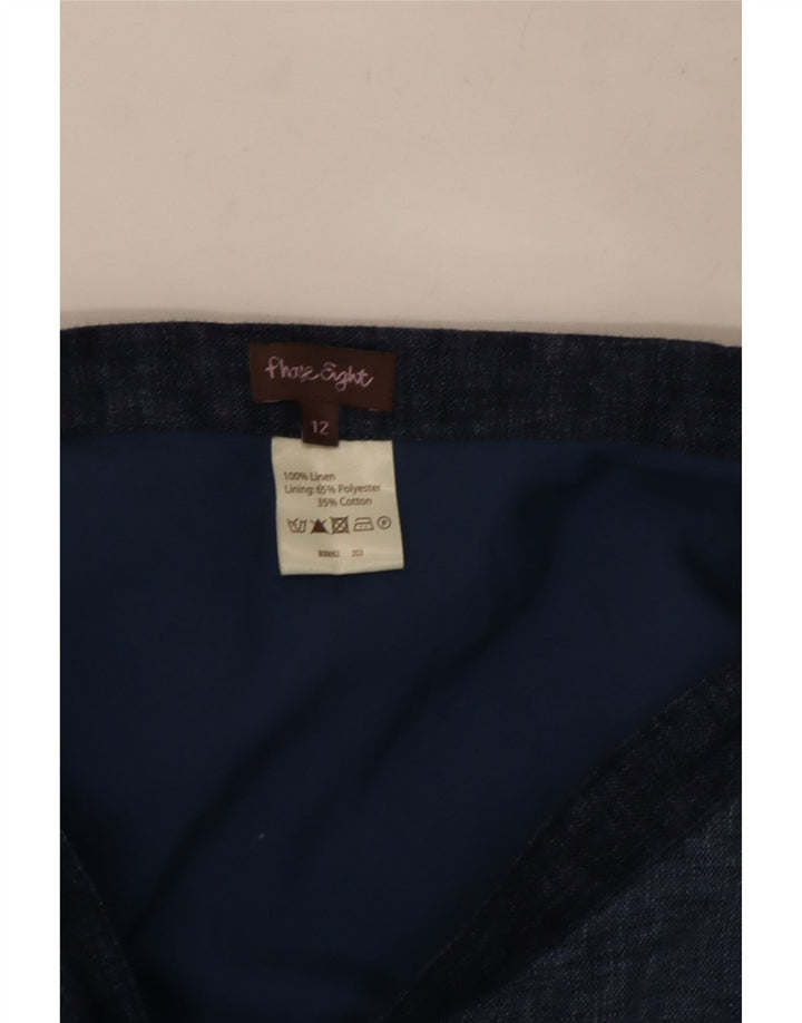 Gonna svasata avvolgente da donna Phase Eight UK 12 Medium W32 Blu Colourblock