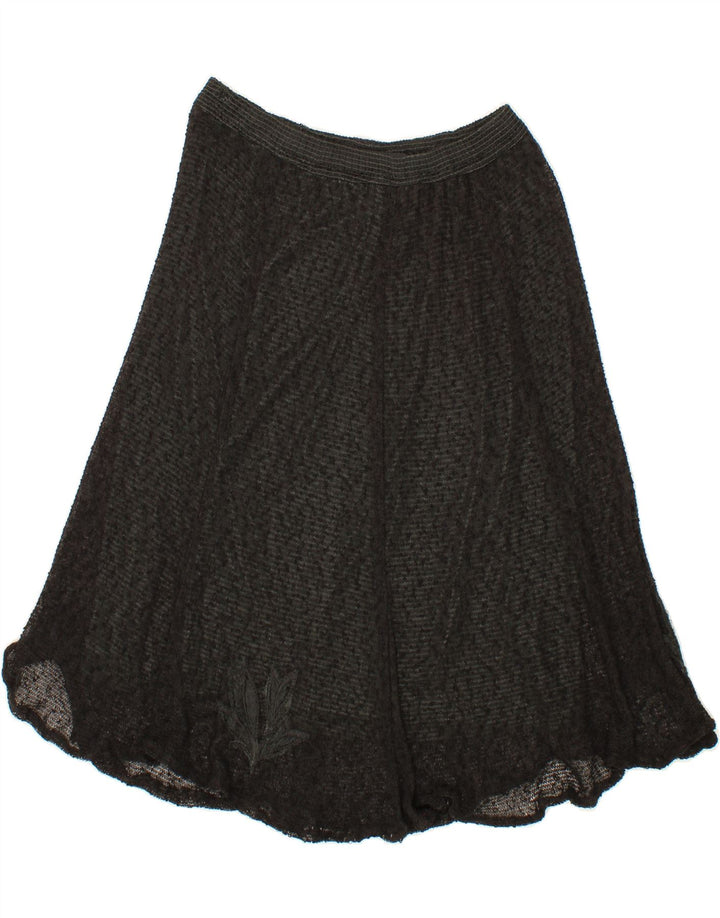 VINTAGE Womens A-Line Skirt W30 Medium Black Vintage Vintage and Second-Hand Vintage from Messina Hembry 