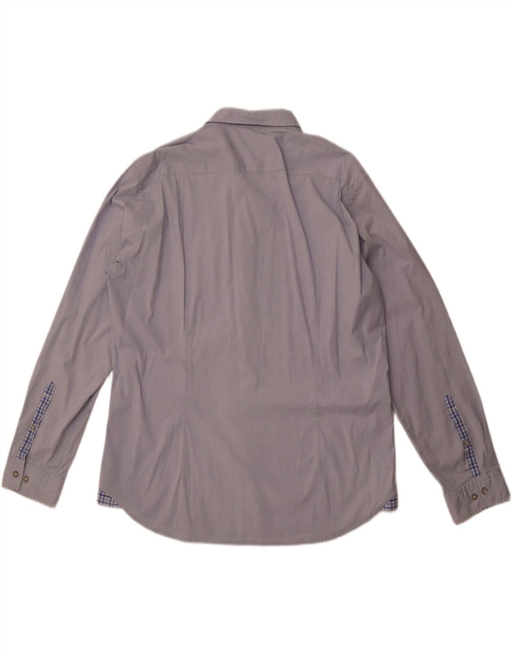 Camicia da uomo Hugo Boss 2XL cotone blu