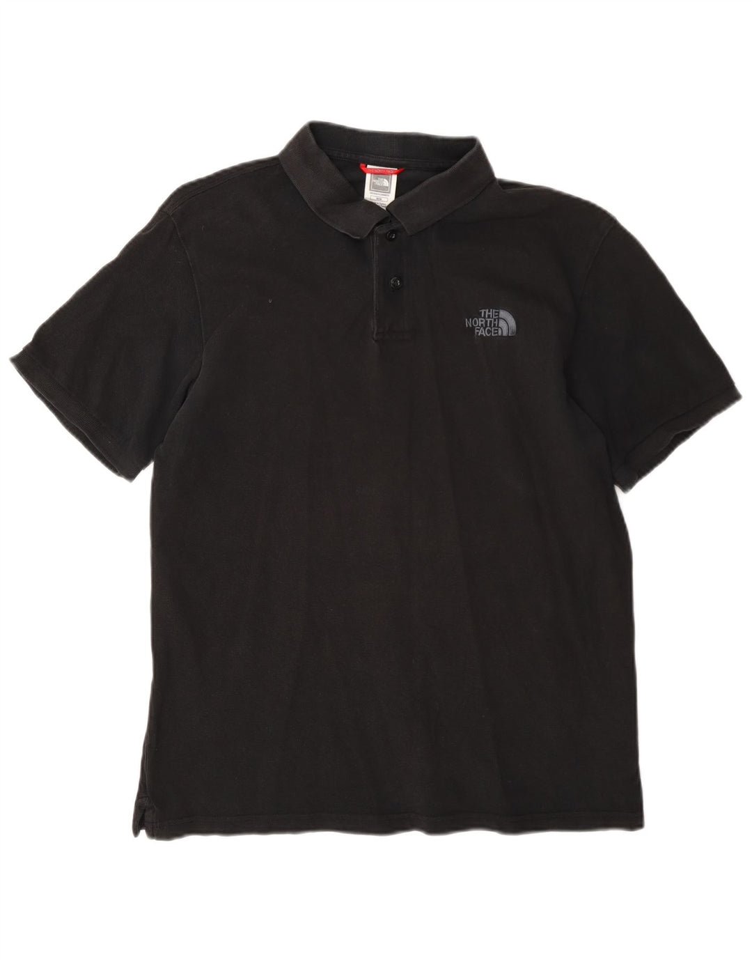 Polo da uomo The North Face in cotone nero medio