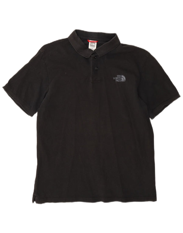 Polo da uomo The North Face in cotone nero medio