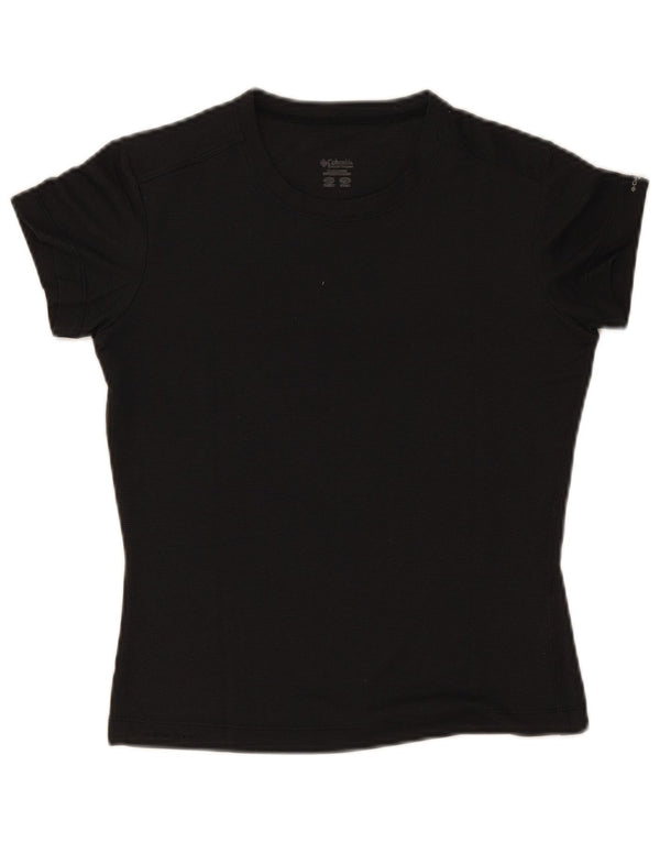 Maglietta da donna Columbia UK 12 Medium Nero Poliestere
