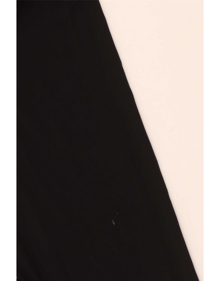 Vestito lungo a maniche lunghe da donna Zara UK 12 medio nero