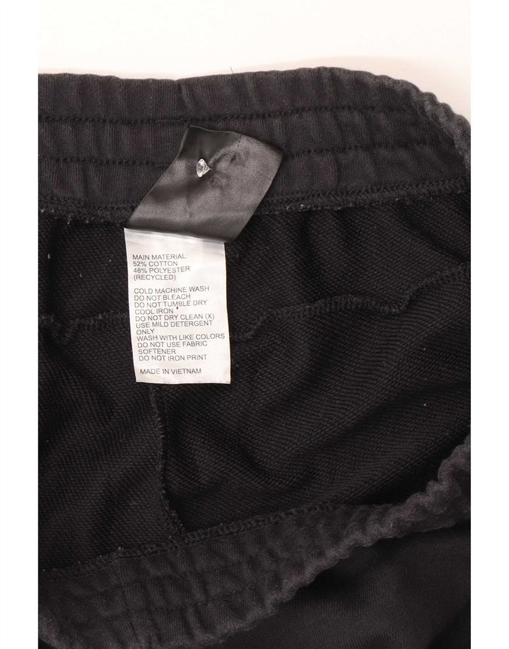 Pantaloni da tuta grafica Adidas Climalite da donna UK 12 medio nero