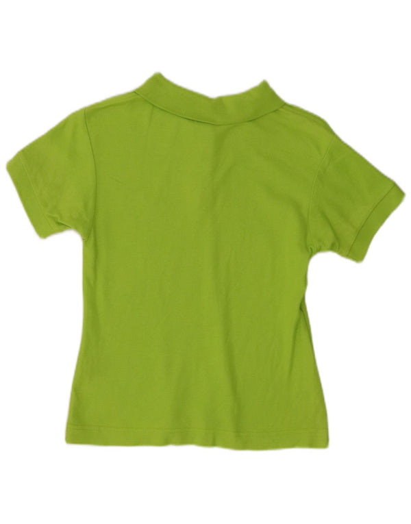 Polo corta da donna Fila UK 12 cotone verde medio