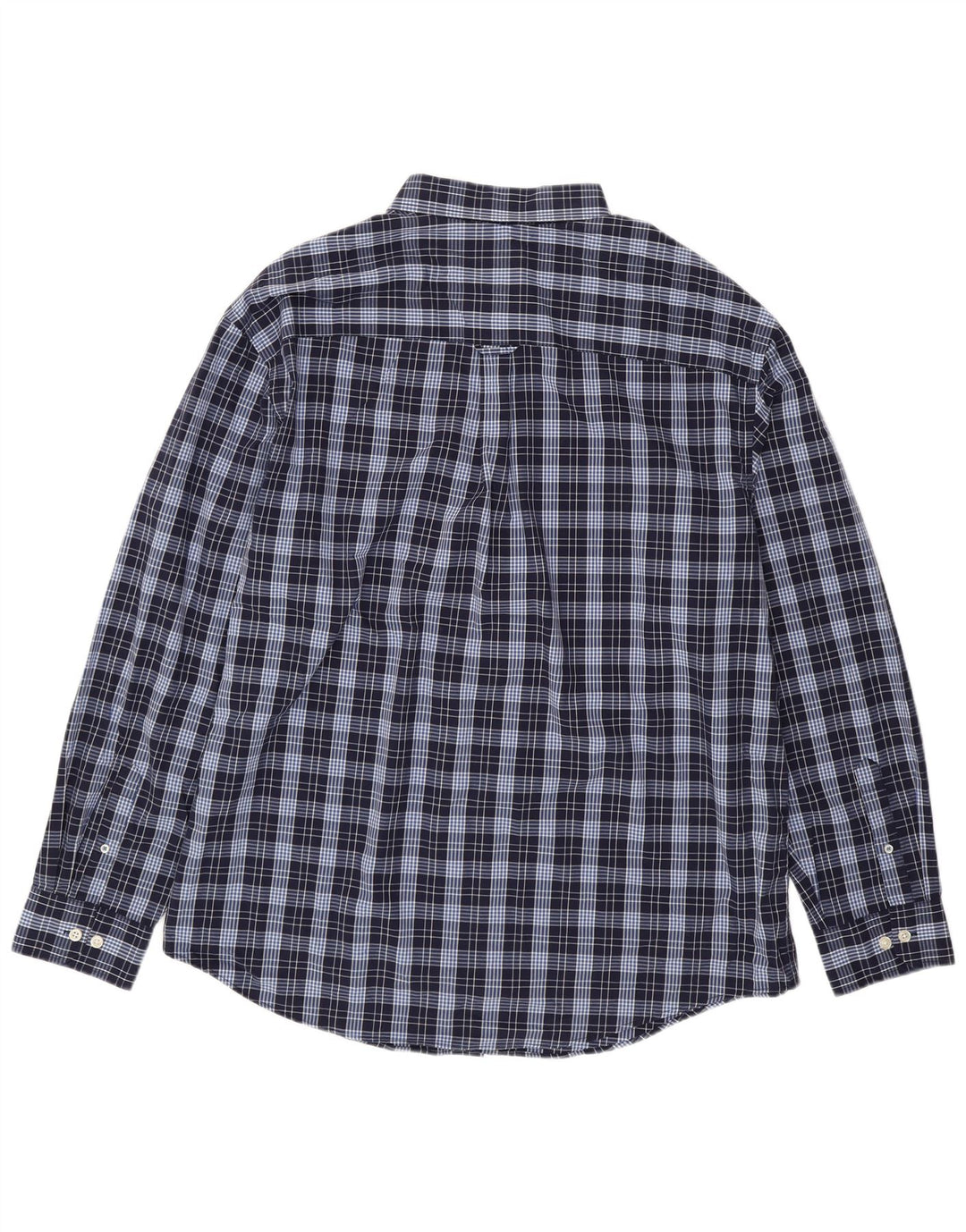 Camicia da uomo Izod 2XL in cotone a quadri blu navy