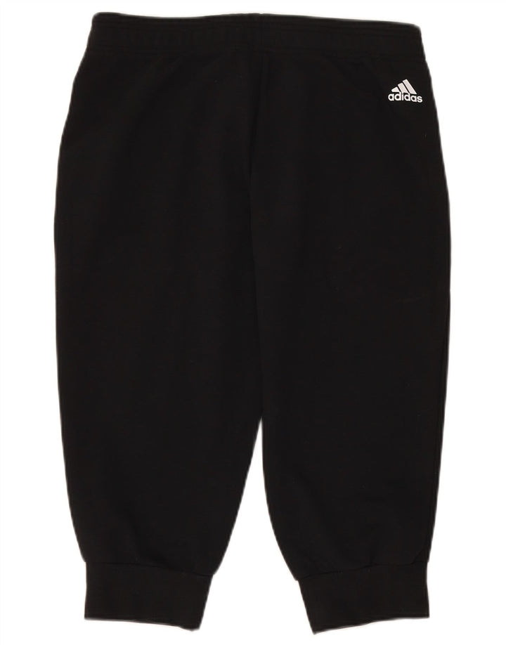 Pantaloni da tuta con grafica ADIDAS da donna Joggers UK 12/14 Medio Nero