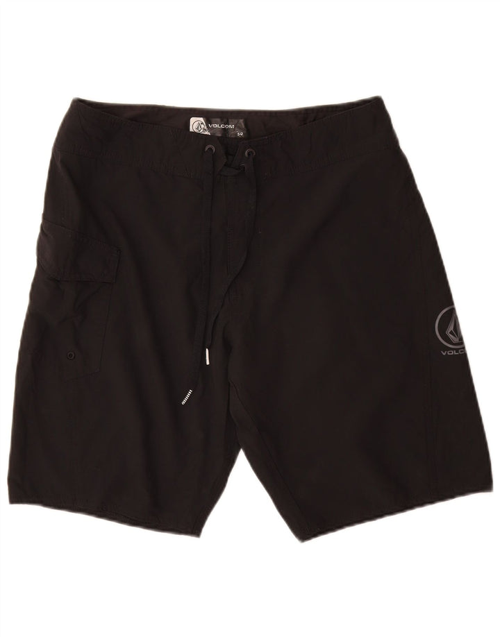 Pantaloncini da bagno da uomo Volcom medi neri