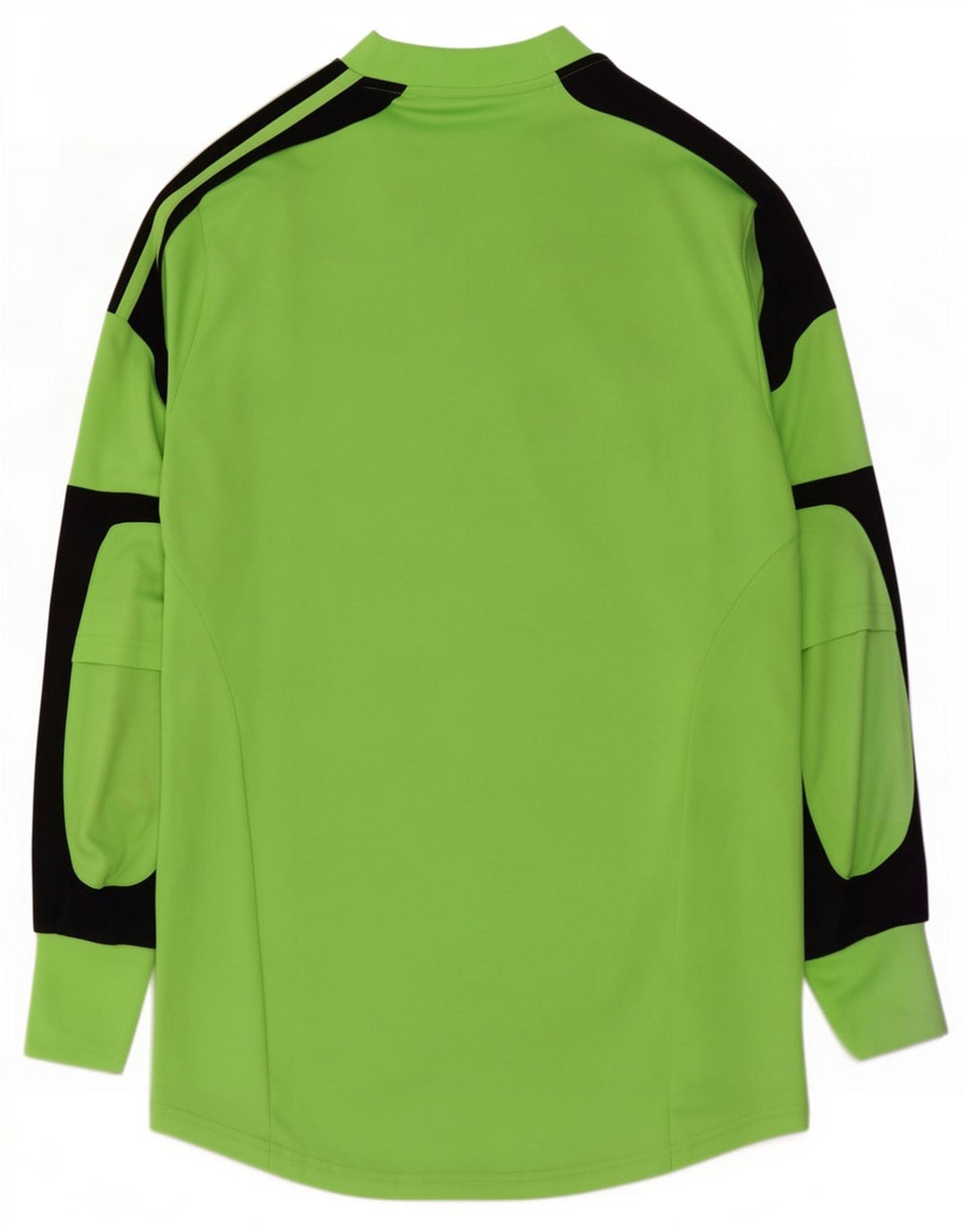 Adidas Uomo Climacool Top manica lunga poliestere color block verde medio