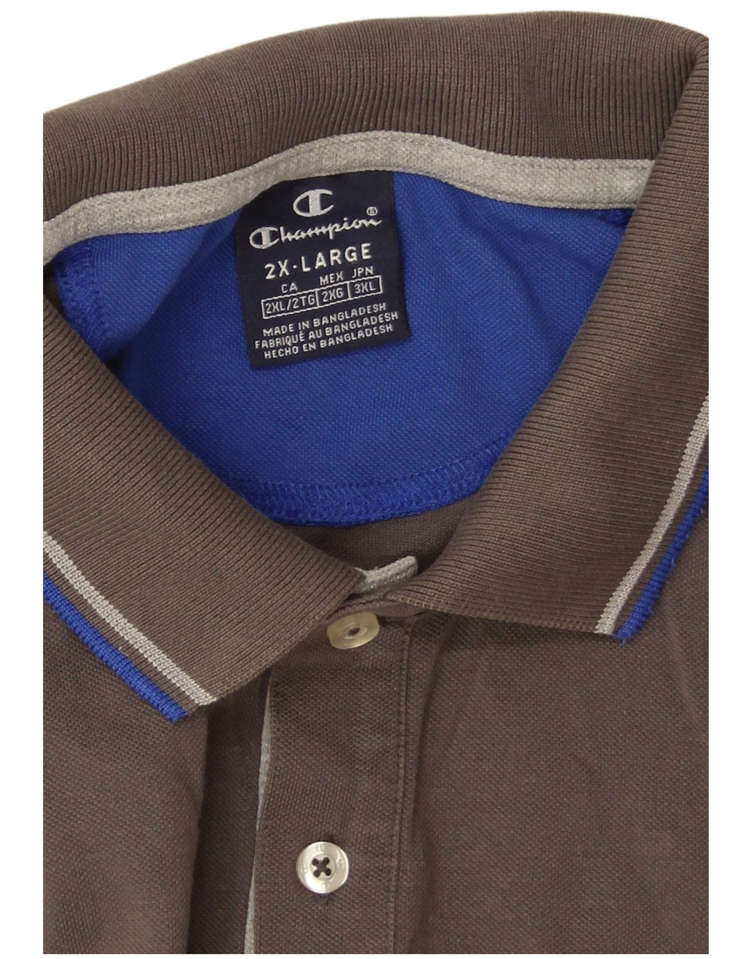 Polo da uomo Champion 2XL Grigia