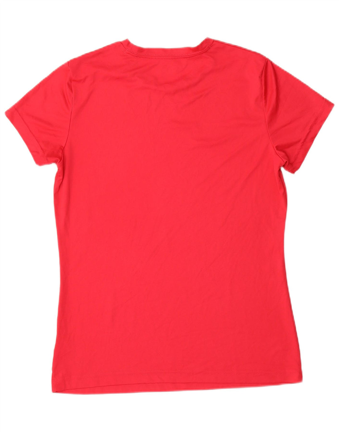 Reebok T-shirt grafica da donna Top UK 14 Large Rosa Poliestere