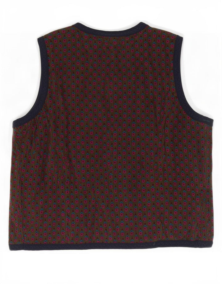 Gilet da donna Best Company UK 14 medio multicolore floreale
