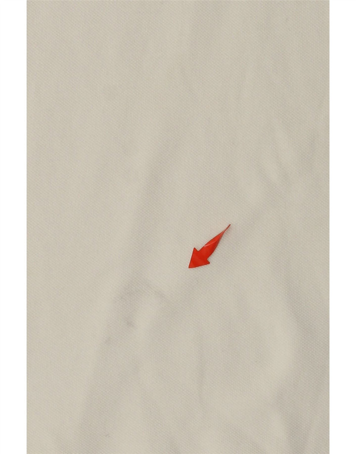 Polo ADIDAS da uomo in cotone bianco medio