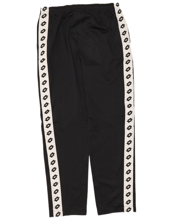 Lotto Mens Graphic Tracksuit Trousers UK 40/42 Large Black Colourblock