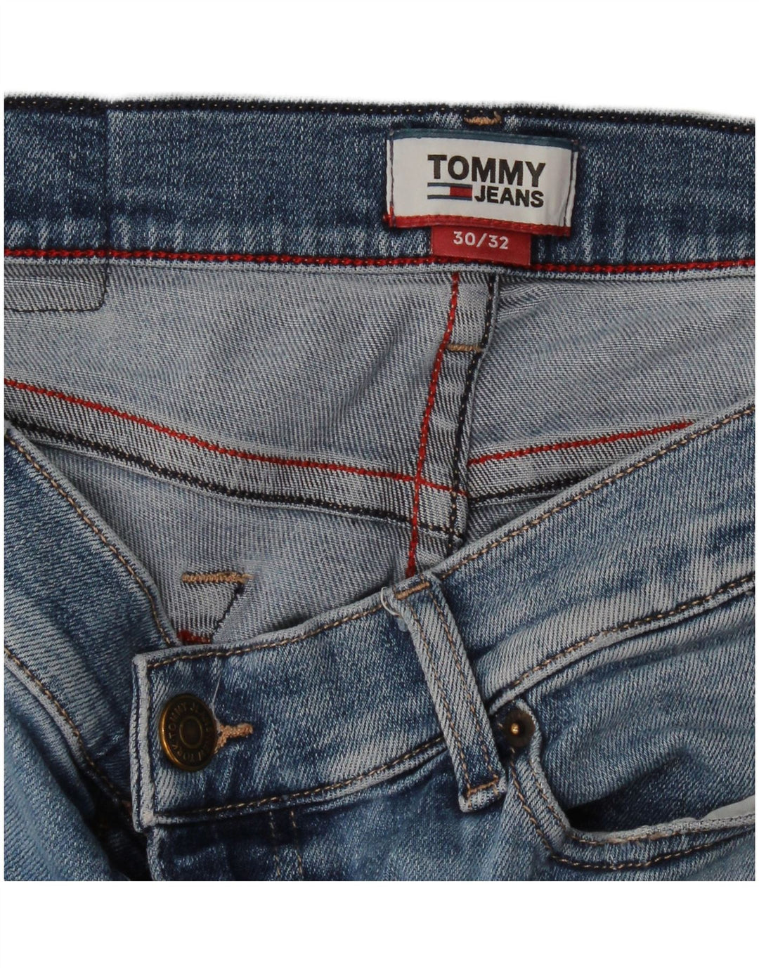 Jeans skinny da uomo Tommy Hilfiger W32 L32 Blu