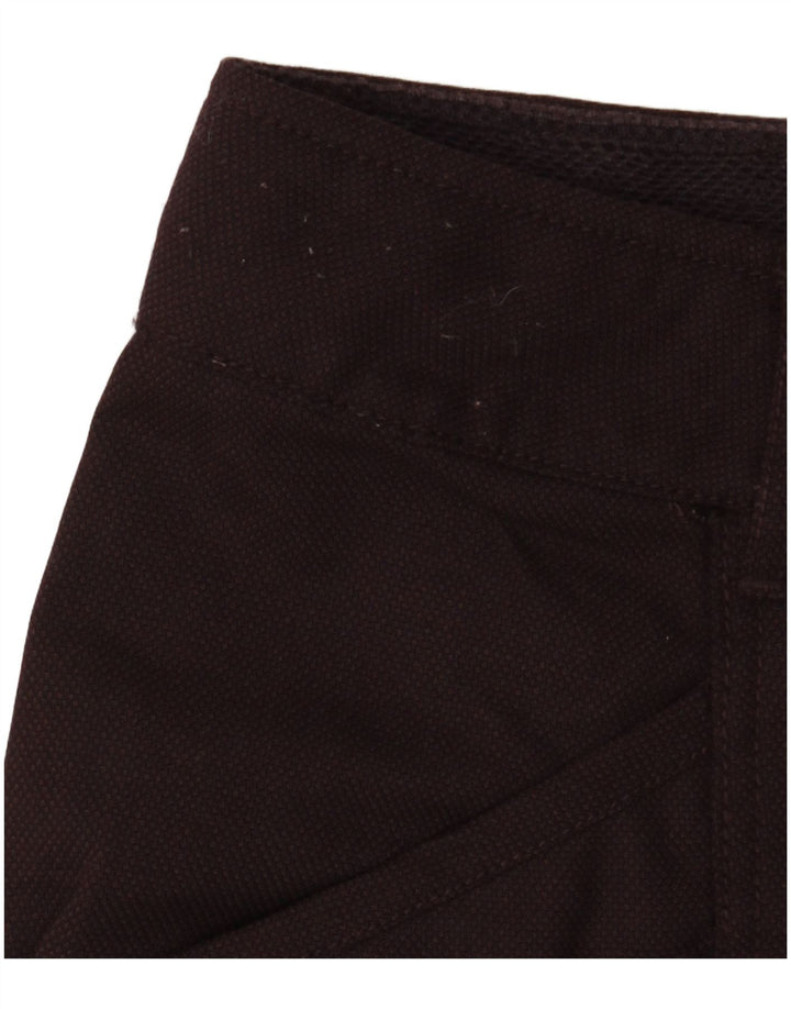 DIESEL Pantaloncini casual a vita alta da donna W28 Lana marrone medio