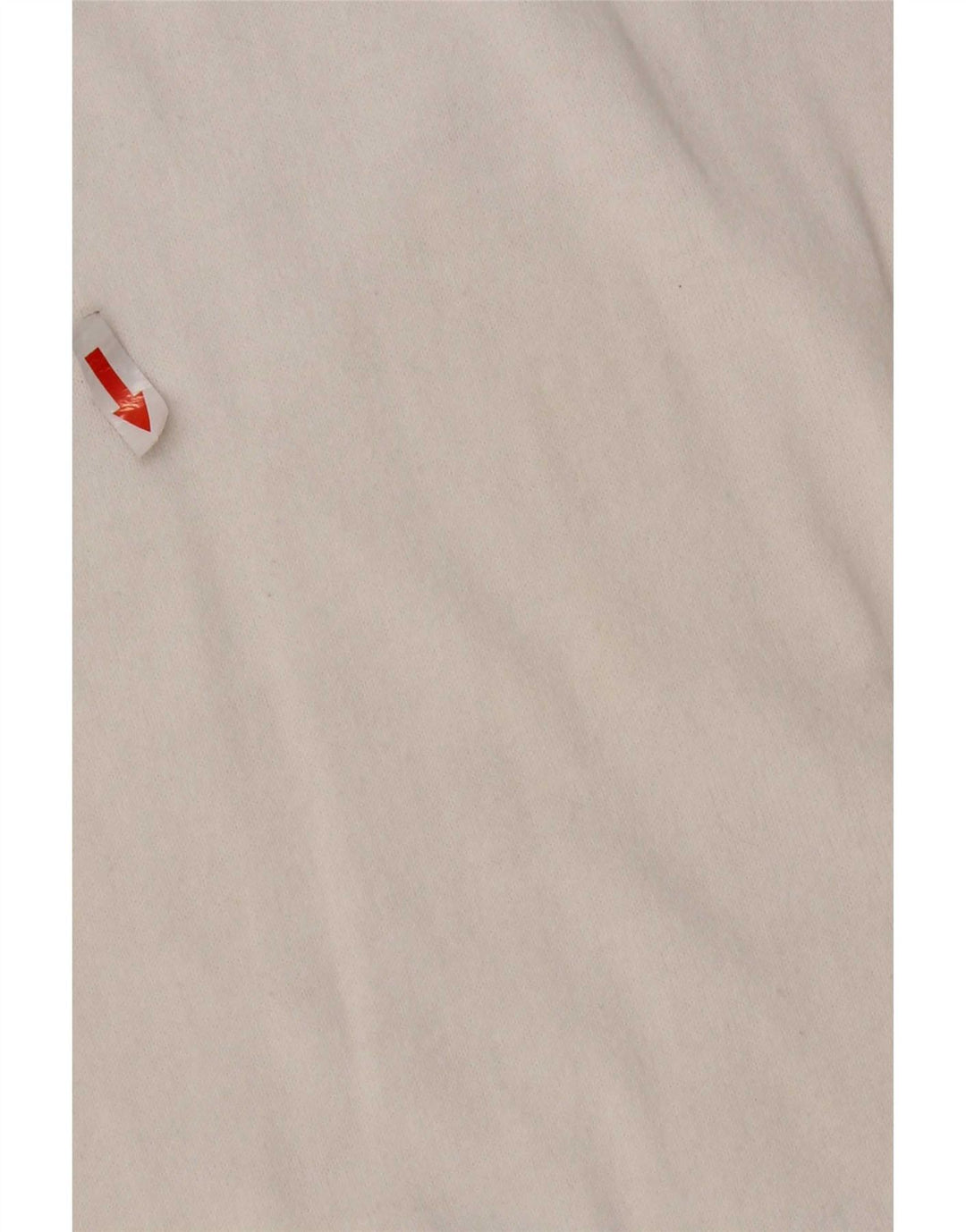Top da donna Benetton manica lunga UK 14 medio bianco