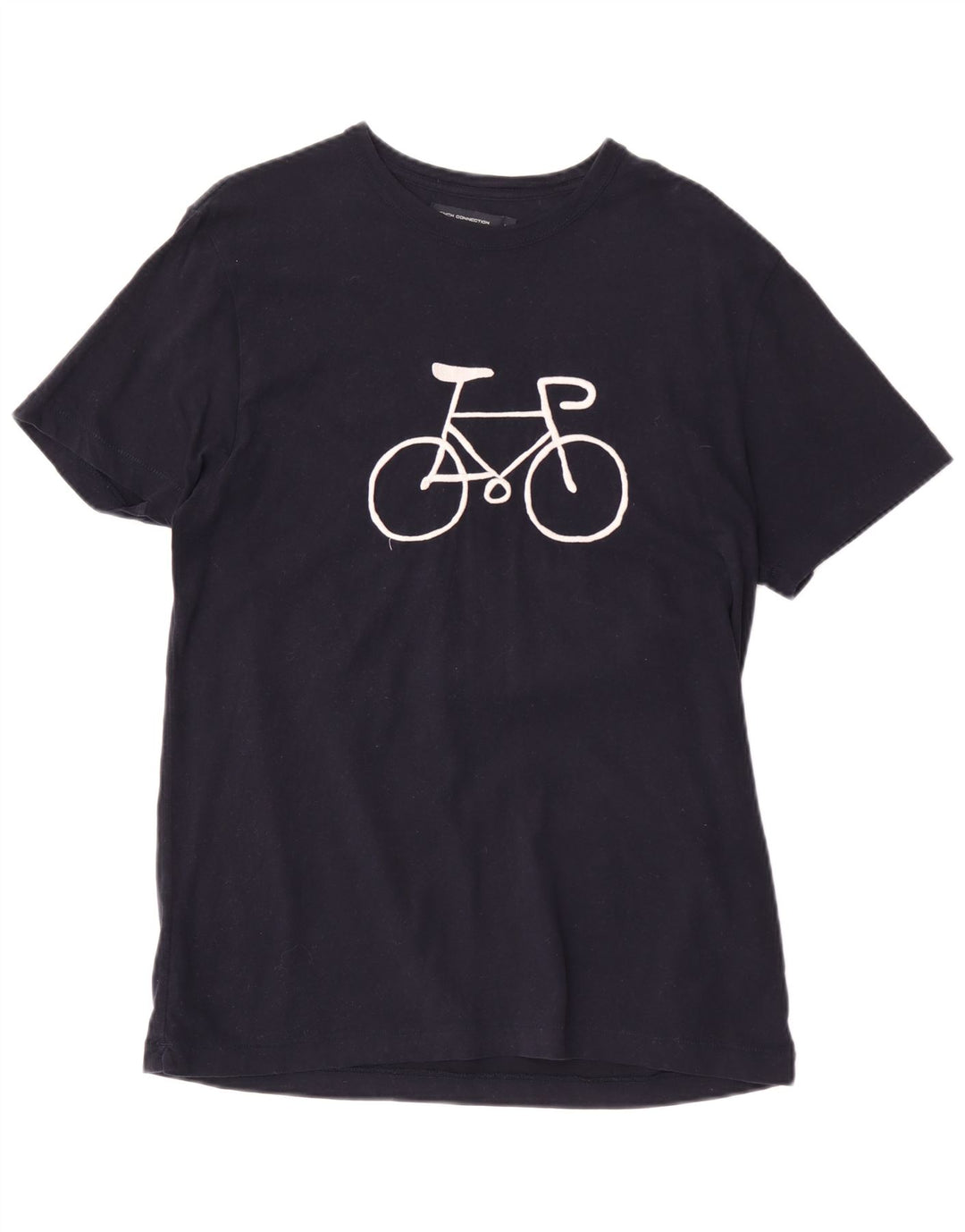 T-shirt grafica da uomo con vestibilità regolare French Connection Top blu navy medio