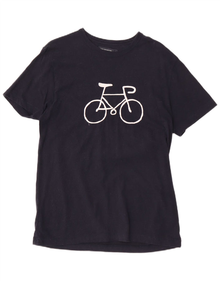 T-shirt grafica da uomo con vestibilità regolare French Connection Top blu navy medio