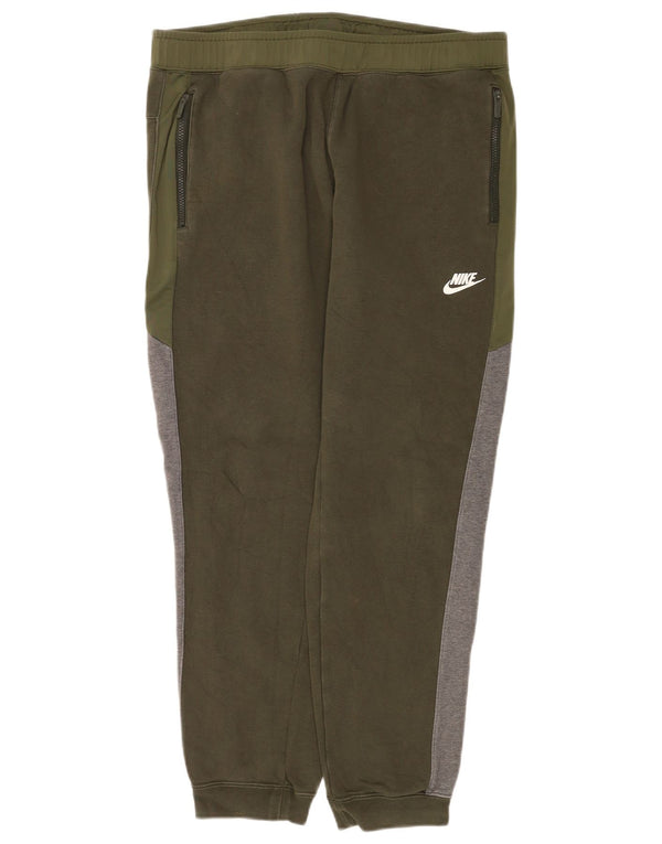 Pantaloni della tuta da uomo Nike Joggers XL Khaki Colourblock Cotton