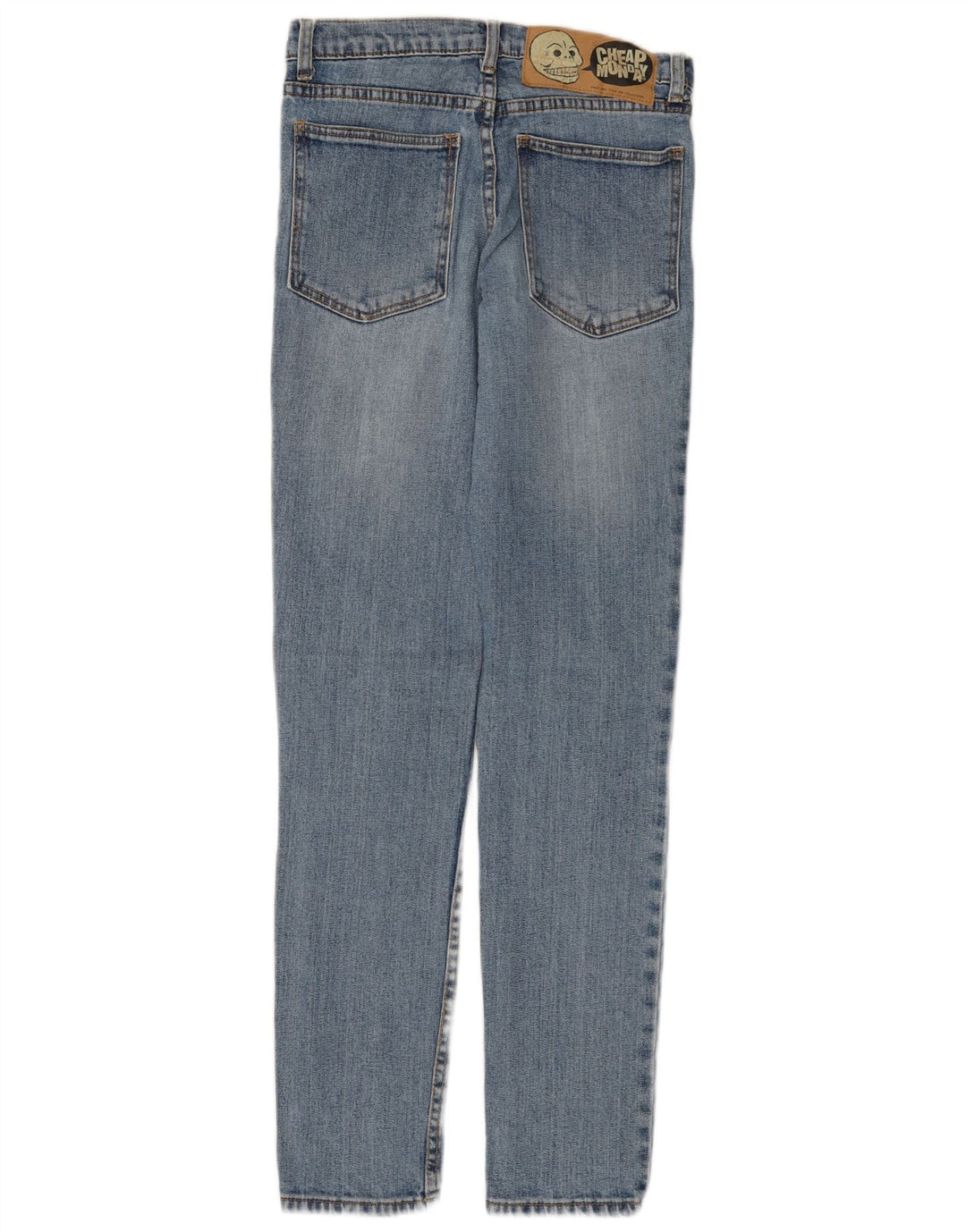 CHEAP MONDAY Jeans slim da uomo W28 L32 cotone blu