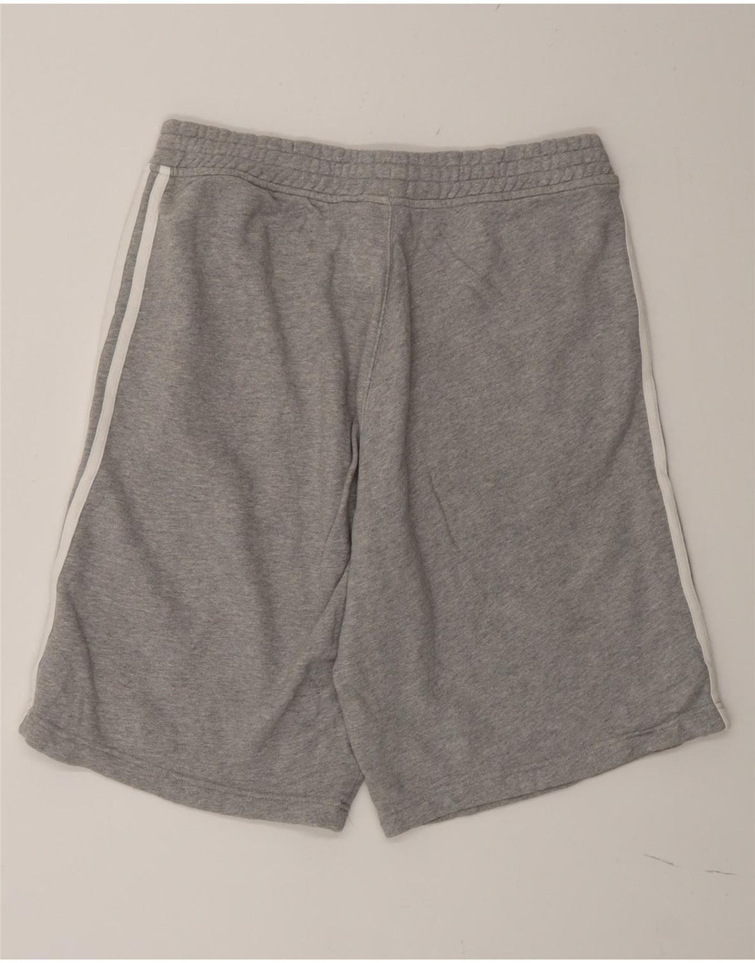 Pantaloncini sportivi da uomo Adidas in cotone grigio medio