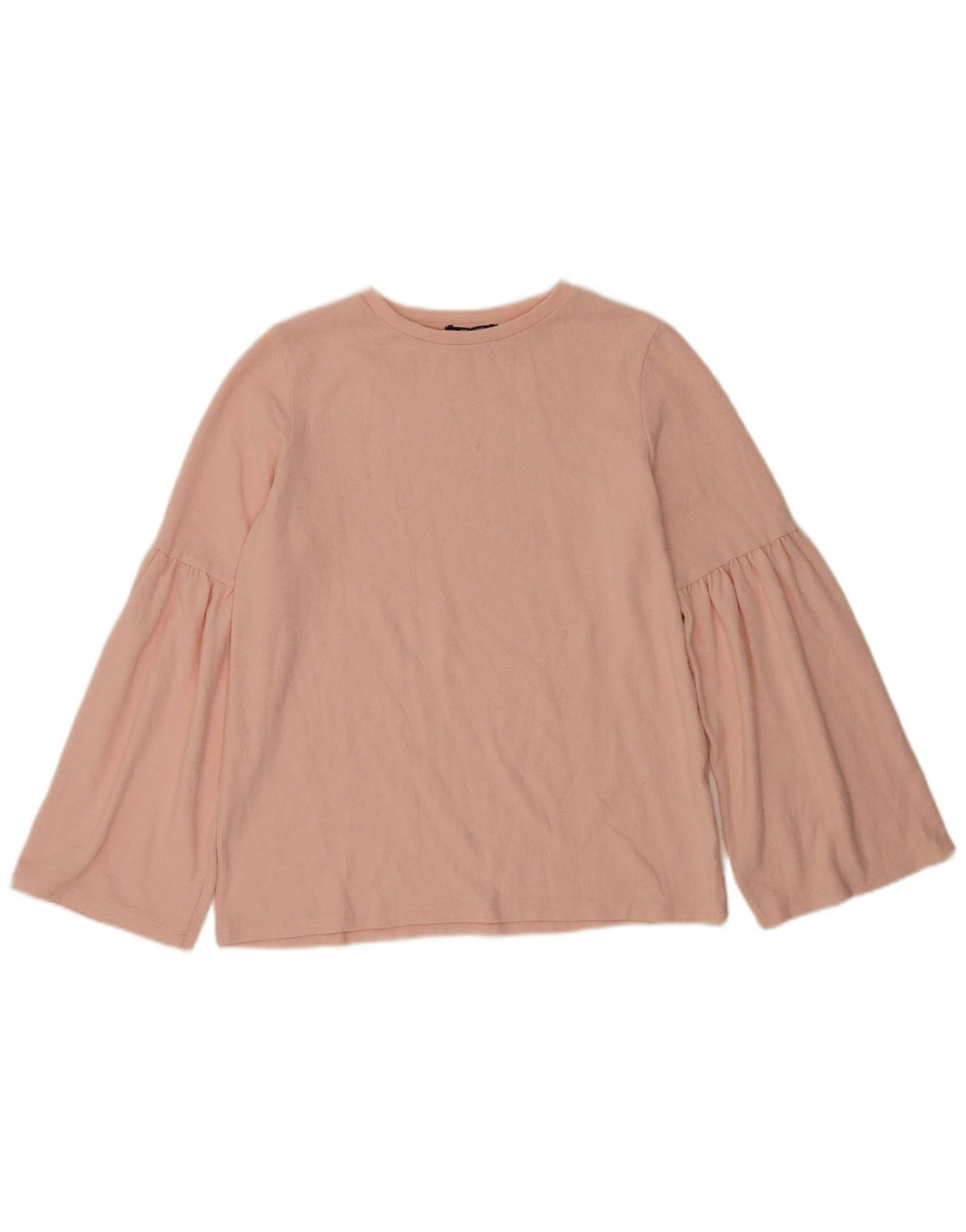Camicetta a maniche lunghe Zara Trafaluc da donna UK 14 Poliestere rosa medio