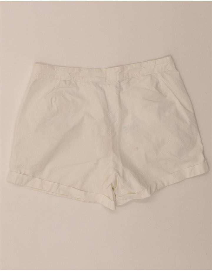 ADIDAS Womens Chino Shorts W34 Large White Cotton Vintage Adidas and Second-Hand Adidas from Messina Hembry 