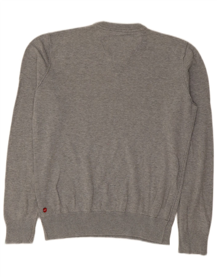 Maglione da uomo con scollo a V O'Neill piccolo in cotone grigio