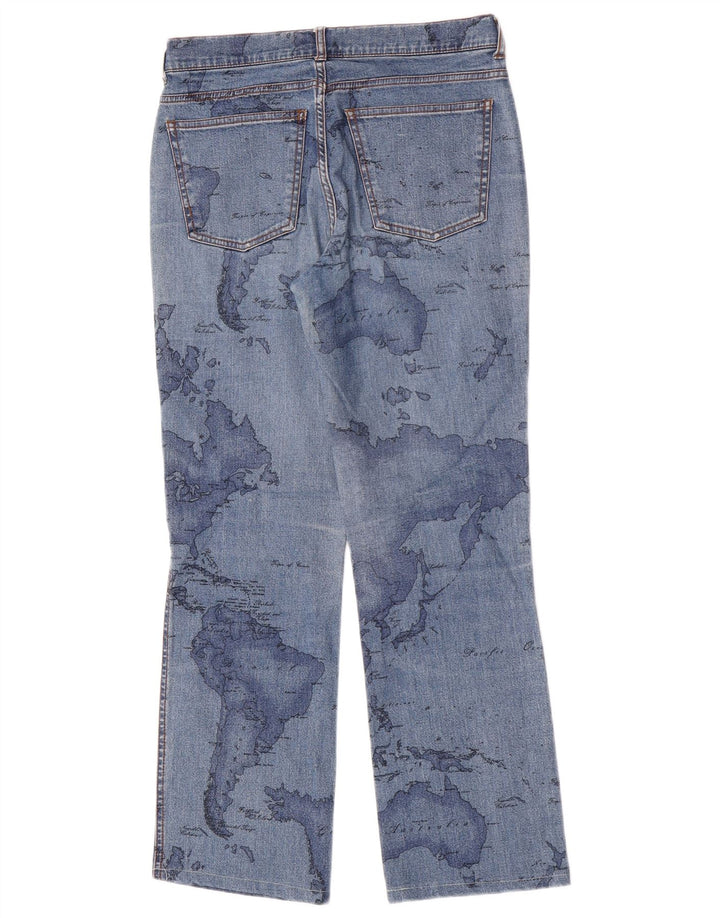 ALVIERO MARTINI Jeans Bootcut con grafica da donna W27 L27 Cotone blu