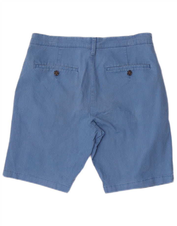 Pantaloncini chino da uomo Marks & Spencer W30 cotone blu medio