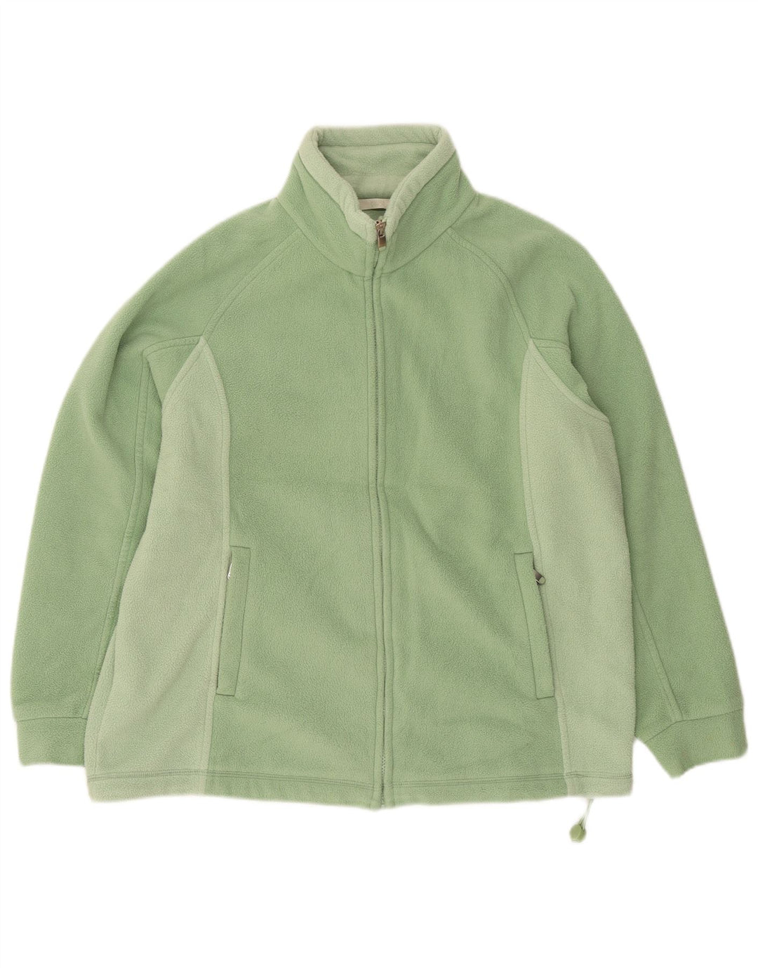 Giacca in pile da donna Marks & Spencer UK 14 Large Green Colourblock