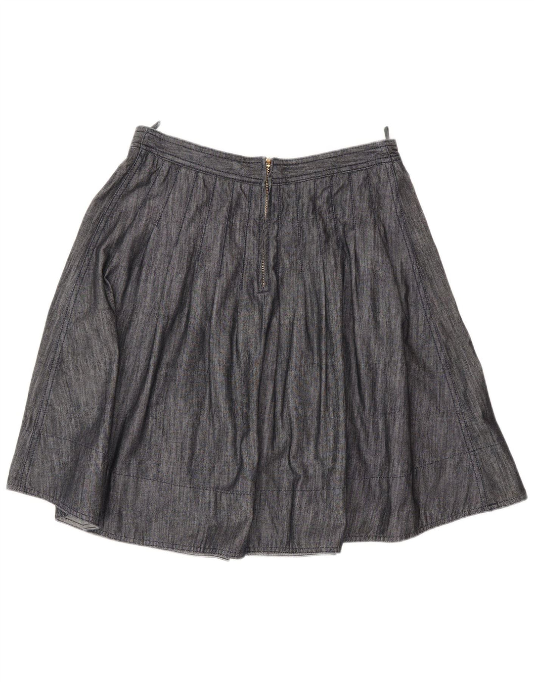 Gonna a trapezio da donna Benetton media W28 blu navy