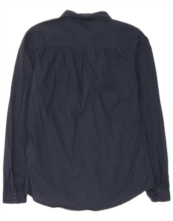 Camicia da donna Jack Wills UK 8 Small in cotone blu navy