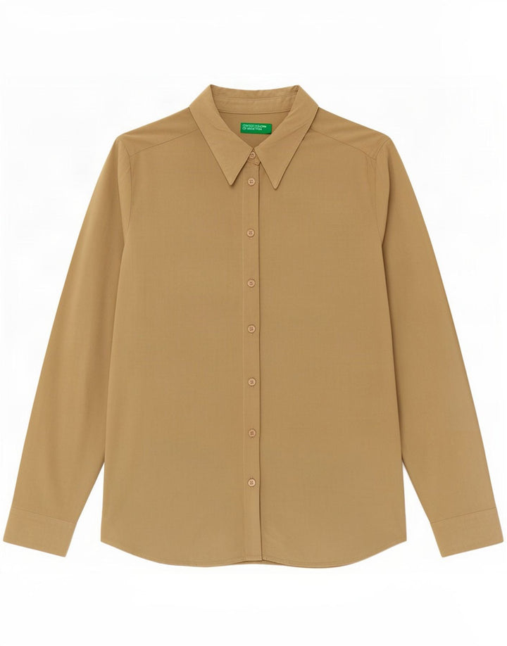 Camicetta da donna Benetton UK 14 Viscosa verde medio