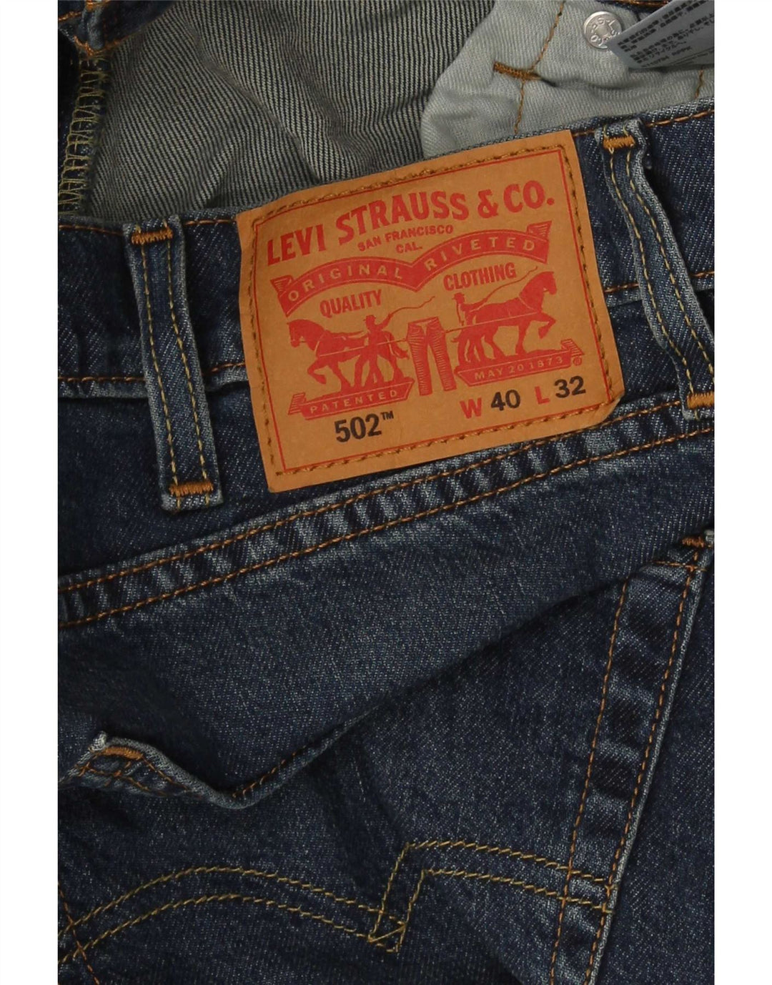 Jeans Levi's Uomo 502 affusolati W40 L32 Blu