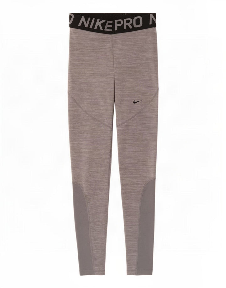 Leggings grafici da donna Nike UK 8 Small Grigio Colourblock