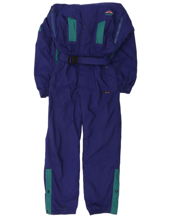 Tuta da sci da uomo Brugi UK 40 Medium Blu Navy Colourblock in poliammide