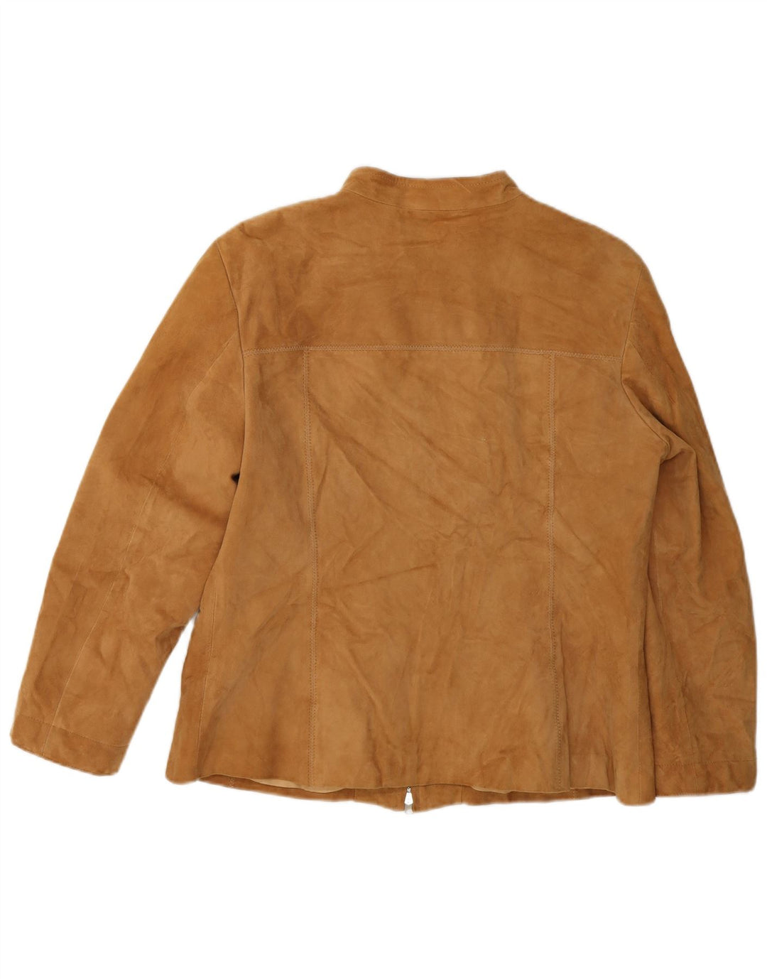 Giacca in pelle scamosciata da donna Moonstone IT 46 Large in pelle marrone