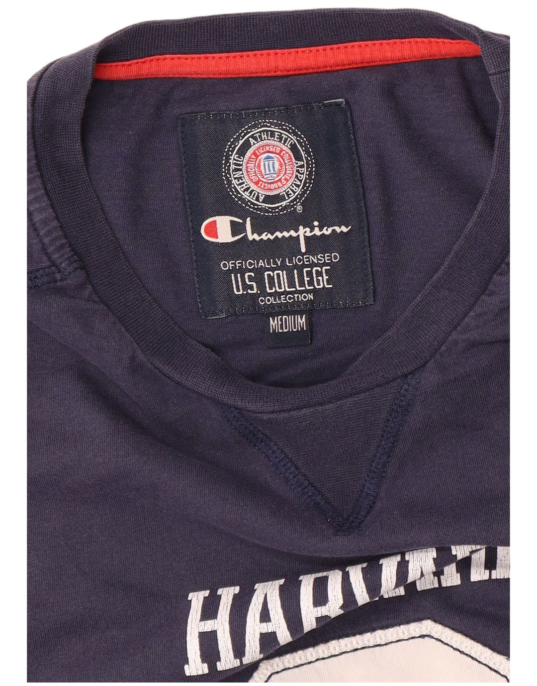 T-shirt grafica Champion da uomo Harvard, media, blu navy