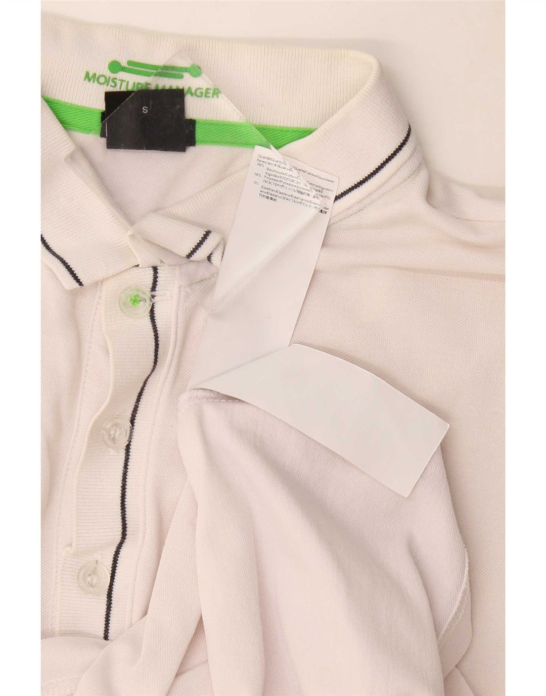 Polo da uomo Hugo Boss piccola in cotone bianco