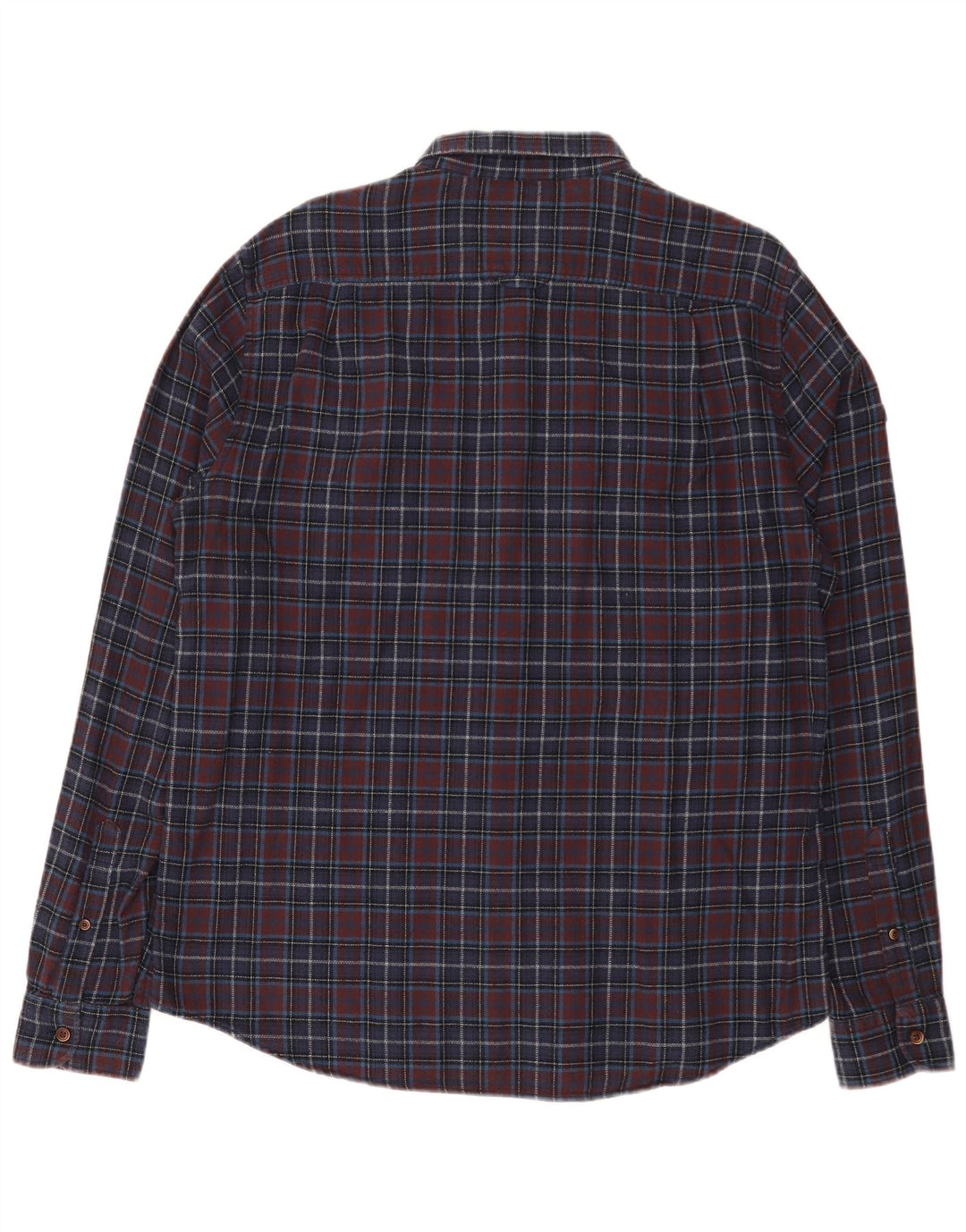 Camicia da uomo in flanella vestibilità regolare Superdry 2XL blu navy a quadri