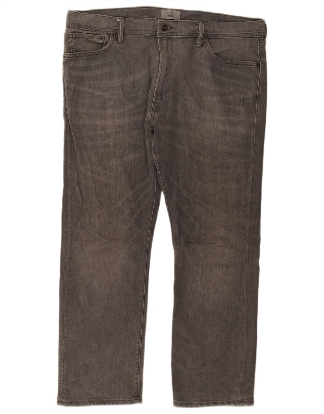 Jeans dritti da uomo Marks & Spencer W40 L29 cotone grigio