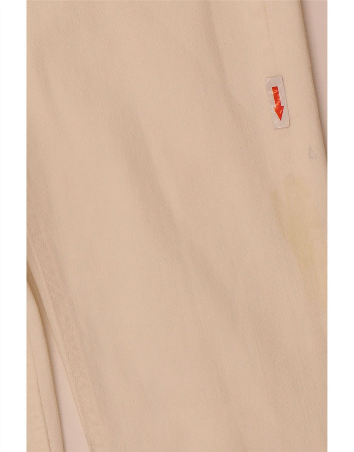 Jeans svasati da donna Zara EU 34 2XS W24 L32 Cotone bianco
