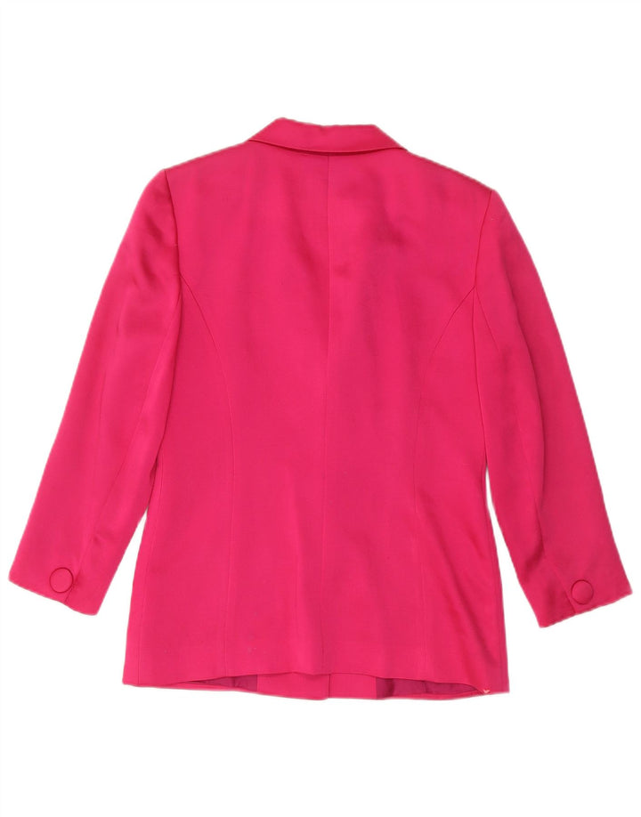 Giacca blazer a 3 bottoni da donna TULLO EU 38 lana rosa media