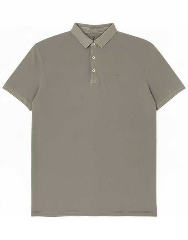 Gas Polo da uomo XL Grigio Cotone