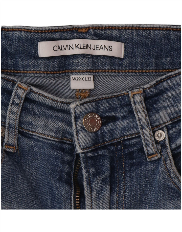 Jeans skinny da uomo Calvin Klein W29 L32 cotone blu