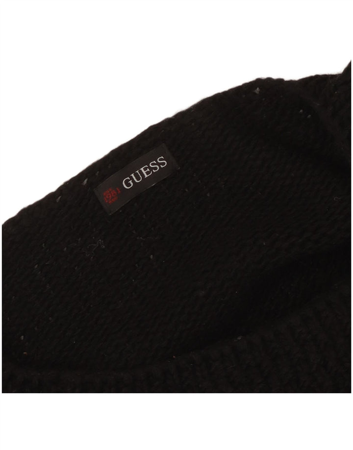 Maglione maglione con scollo a barca da donna Guess UK 12 medio nero