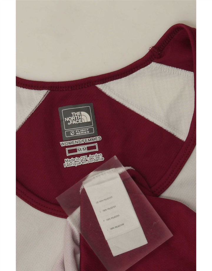 Canotta da donna The North Face UK 12 Poliestere color block medio bordeaux